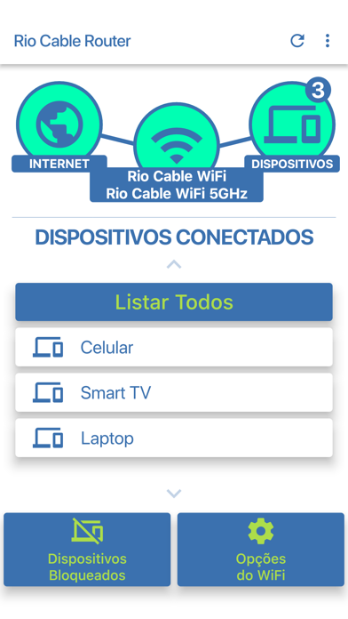 Rio Cable Router Screenshot
