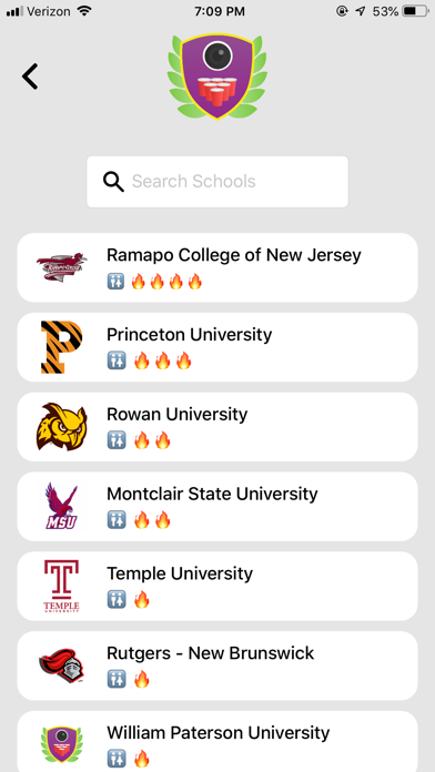 The College App iPhone screenshot 1 - Entertainment app