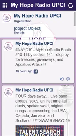 Game screenshot My Hope Radio UPCI apk