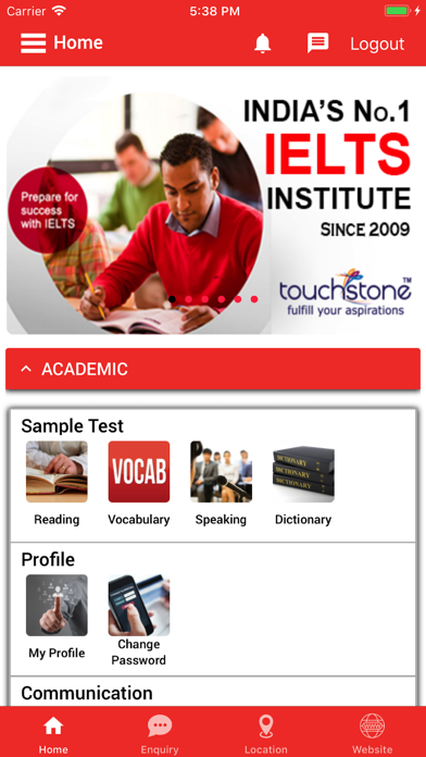 IELTS Touchstone ESOL Screenshot