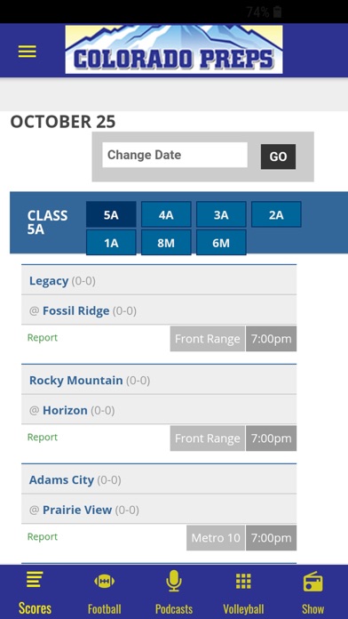 Screenshot #1 pour Colorado Preps Network