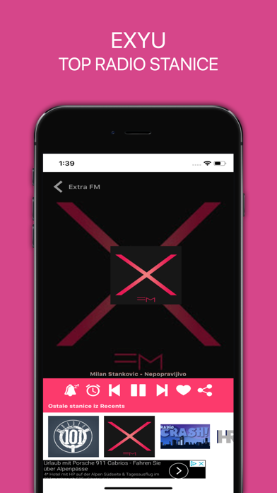 Top Radio - Balkan Radio EXYU iPhone screenshot 5 - Music app