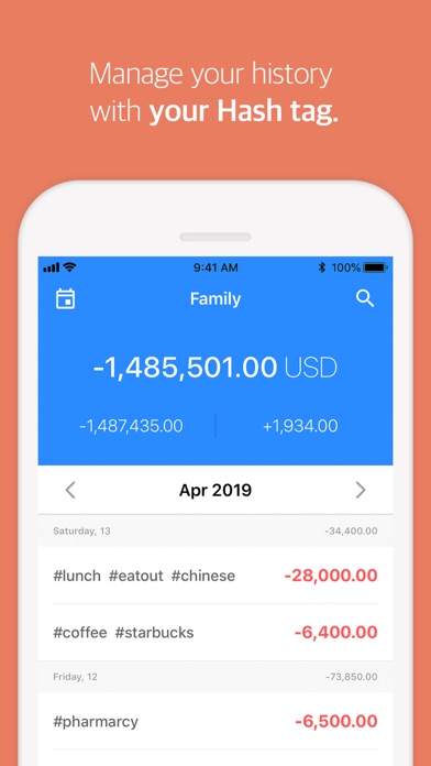 Tag AccountBook - Manage money Screenshot