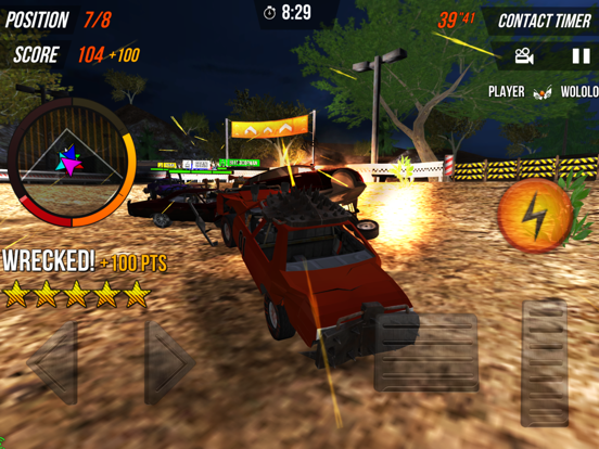 Demolition Derby Multiplayer iPad app afbeelding 2