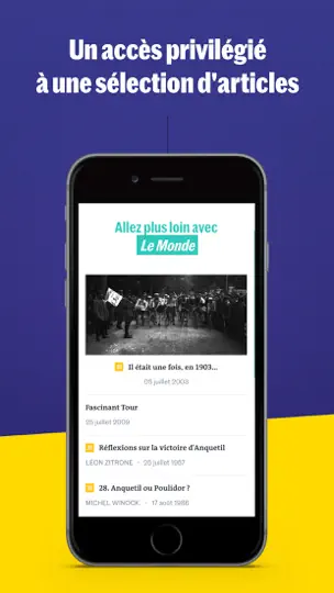 Capture d'écran de Le Monde Mémorable - Culture G sur iPhone 6
