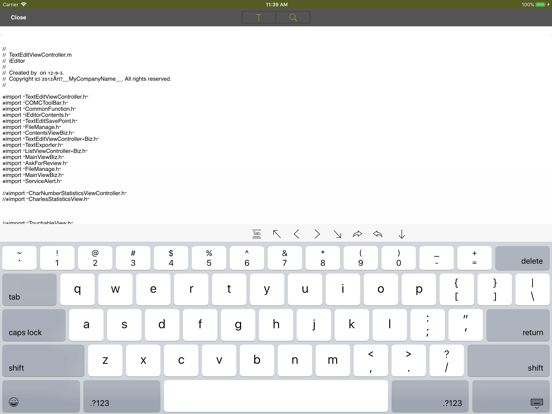iEditor – Text Code Editor iPad app afbeelding 7
