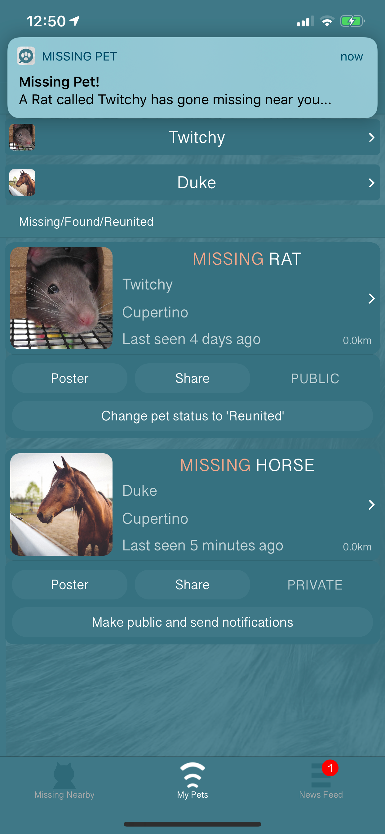Missing Pet Finder screenshot 4
