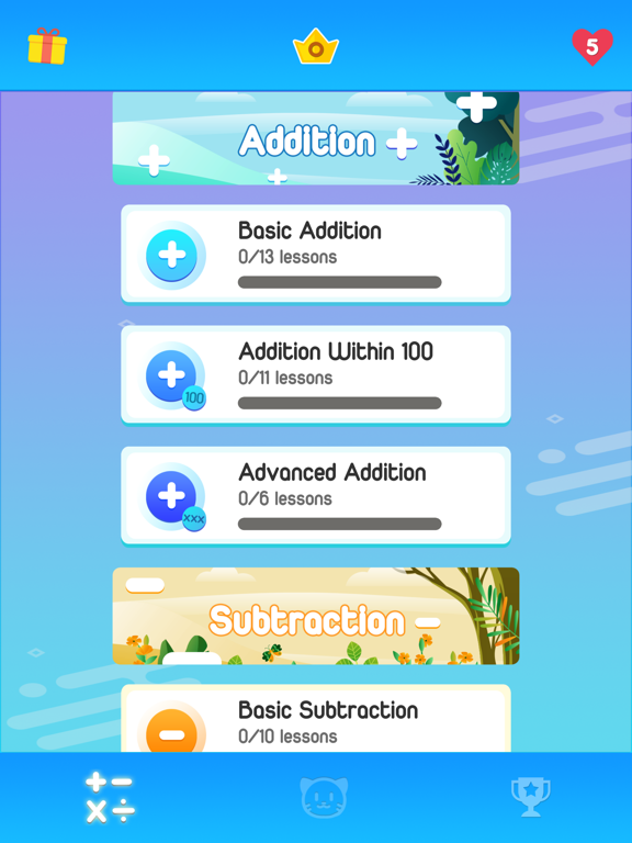 Math Learner Pro iPad screenshot
