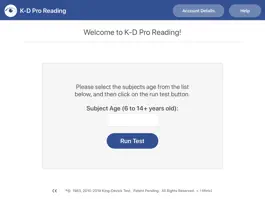 Game screenshot K-D Test Pro Reading apk