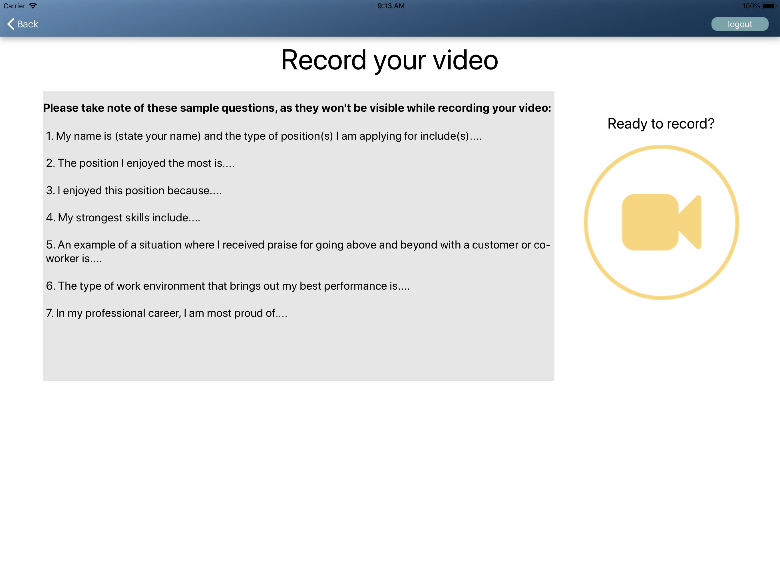 VideoSelect