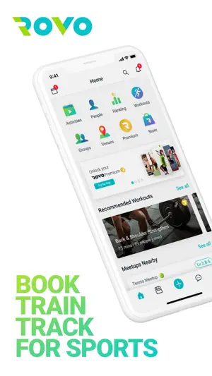 Rovo: Sports & Fitness App screenshot 1
