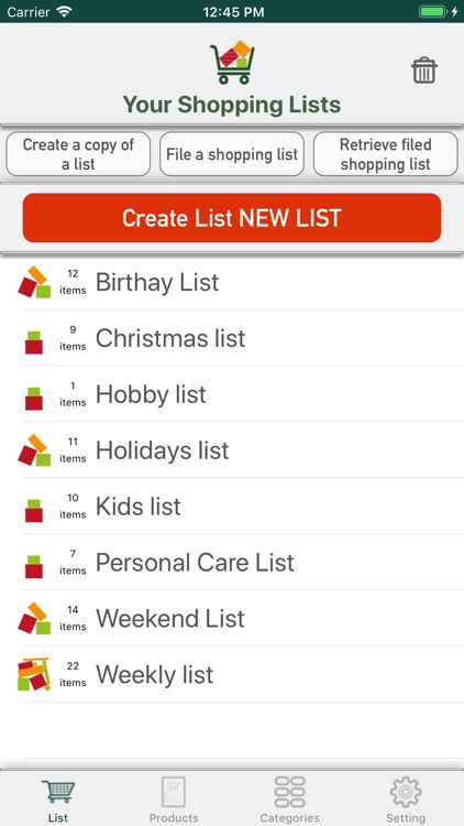 ProList: Your Shopping List