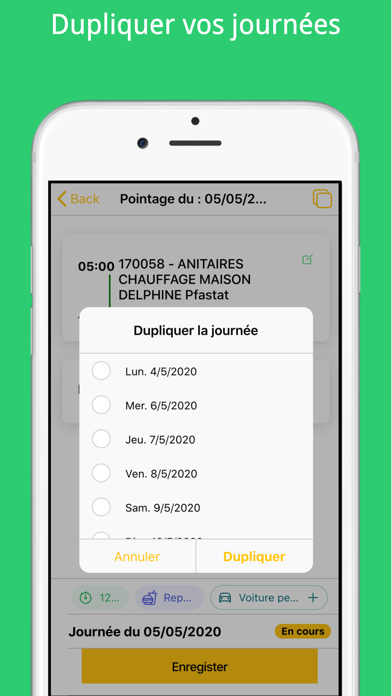Screenshot #2 pour Exhelia Pointage
