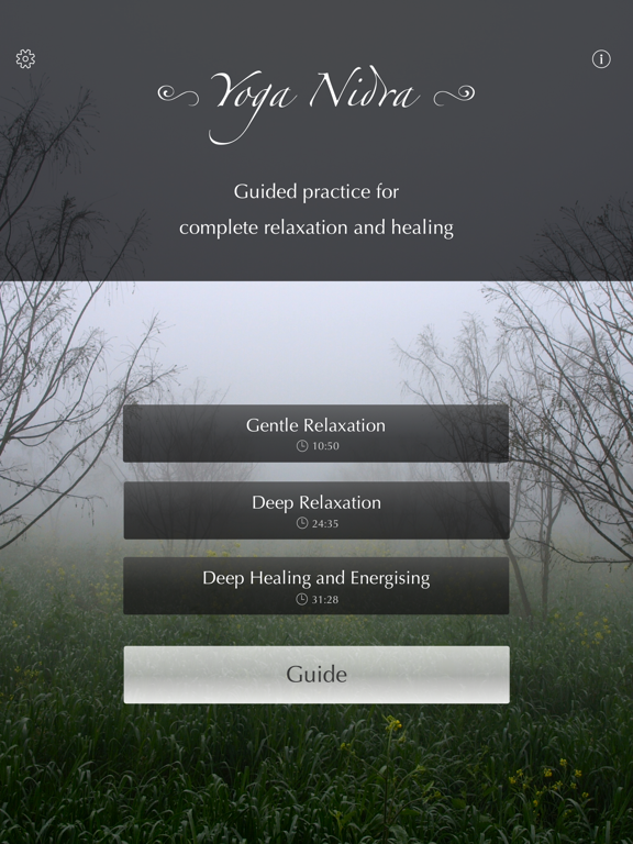 Yoga Nidra: Sacred Sleep iPad screenshot 1 - Health & Fitness app
