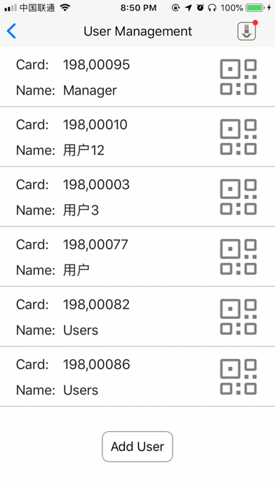 BleAccess iPhone screenshot