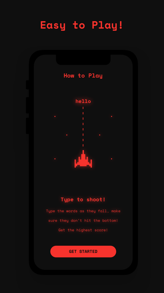 #1. Text Invaders Game (iOS) By: RC Games