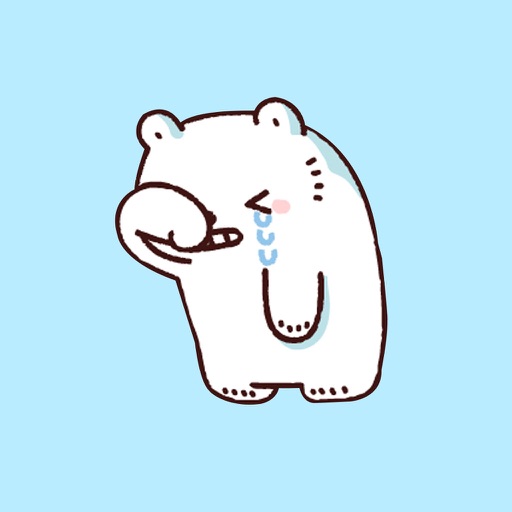 Fatty Polar Bear Animated Emoj icon