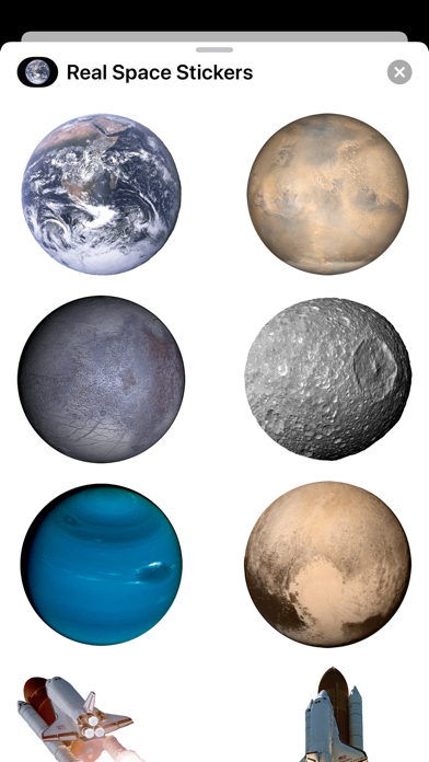 Real Space Stickers Screenshot