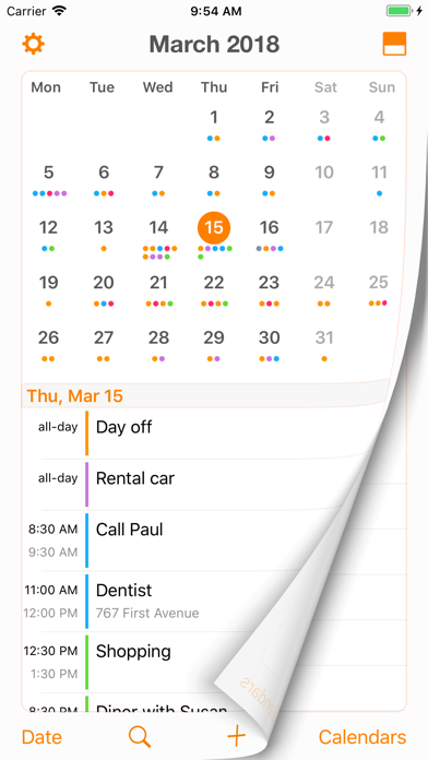 Page Calendar screenshot 3