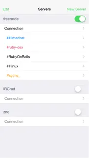 limechat - irc client iphone screenshot 2