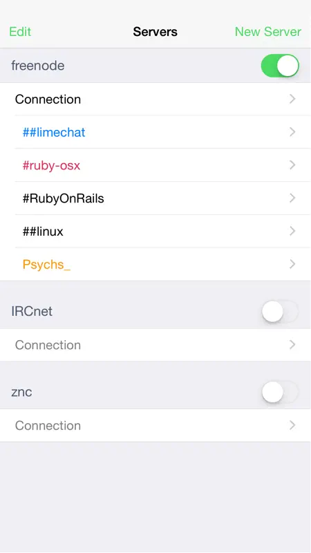 LimeChat - IRC Client screenshot 2 of 4