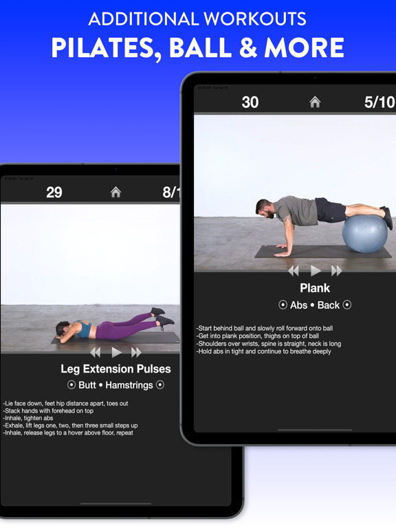 Daily Workouts iPad screenshot 5 - Health & Fitness app