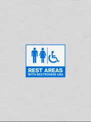 rest areas with restrooms usa iPad Captures Décran 1