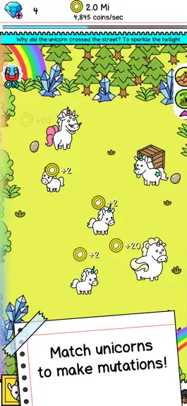 Game screenshot Unicorn Evolution Clicker Game apk