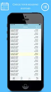 electricity meter tracker iphone screenshot 4