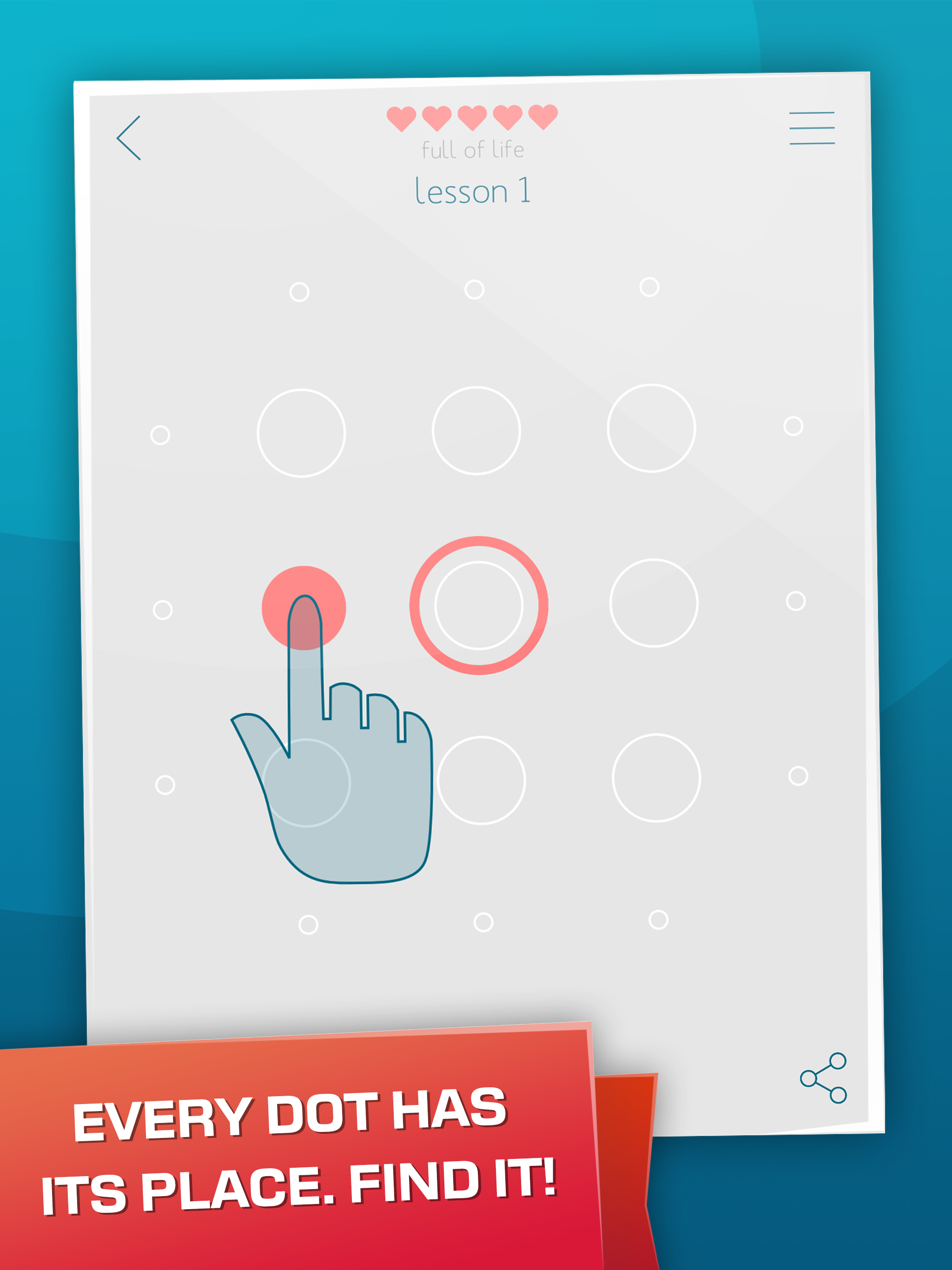 Lost Dots Sliding Brain Puzzle