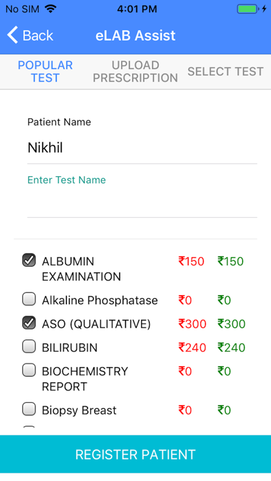 eLabAssist Doctor Screenshot