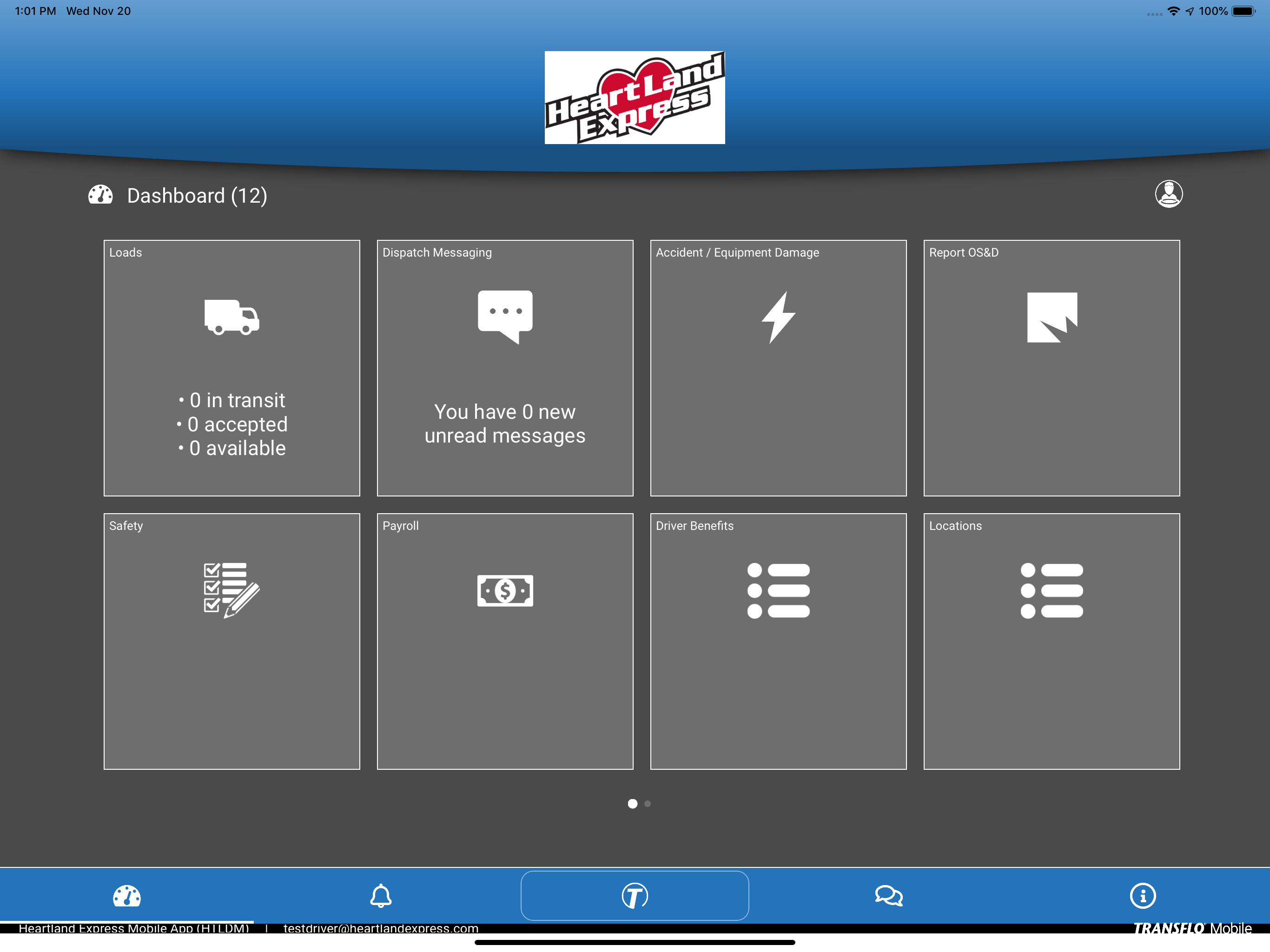 Heartland Express - Driver App