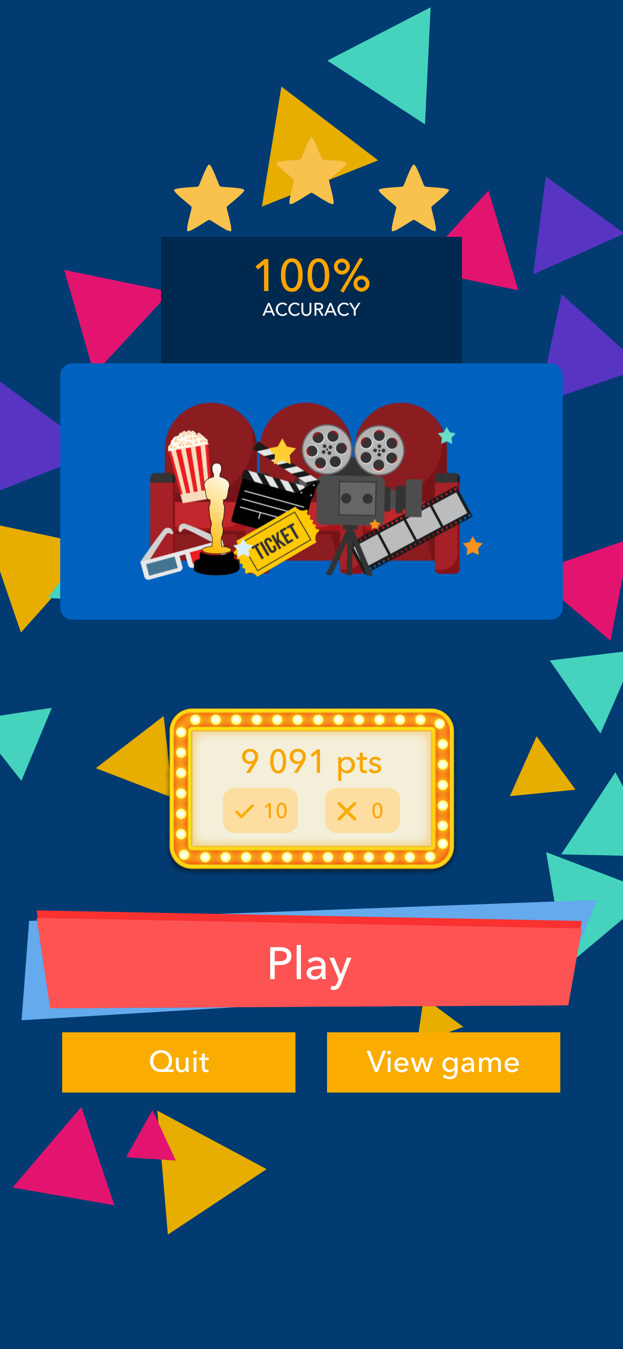 Trivial Movies Quiz