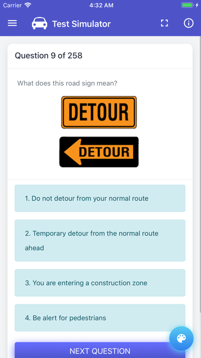 WA DMV Test iPhone screenshot