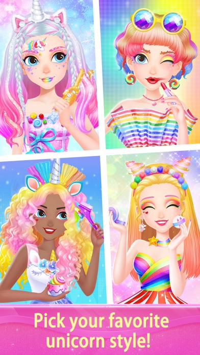 Unicorn Fantasy Hair Salon screenshot 4