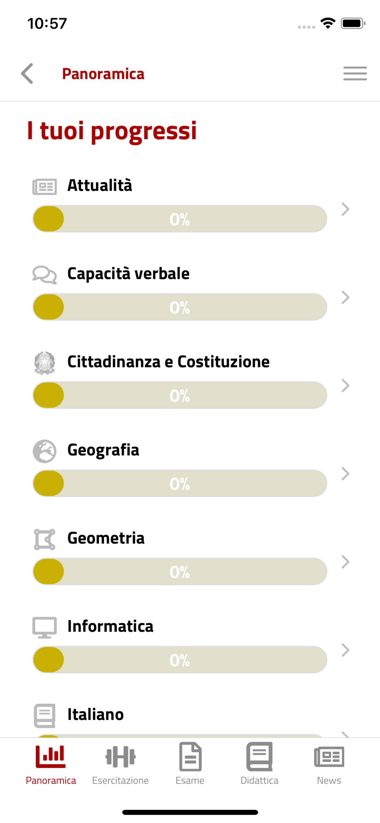 Simulatore Concorsi