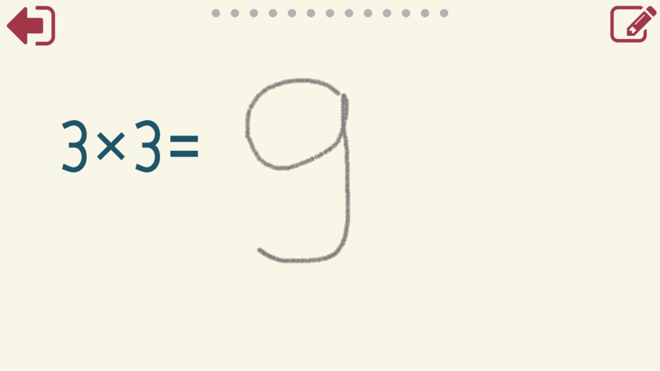#2. Multiplication Tables 12x12 (iOS) By: Sergey Malugin