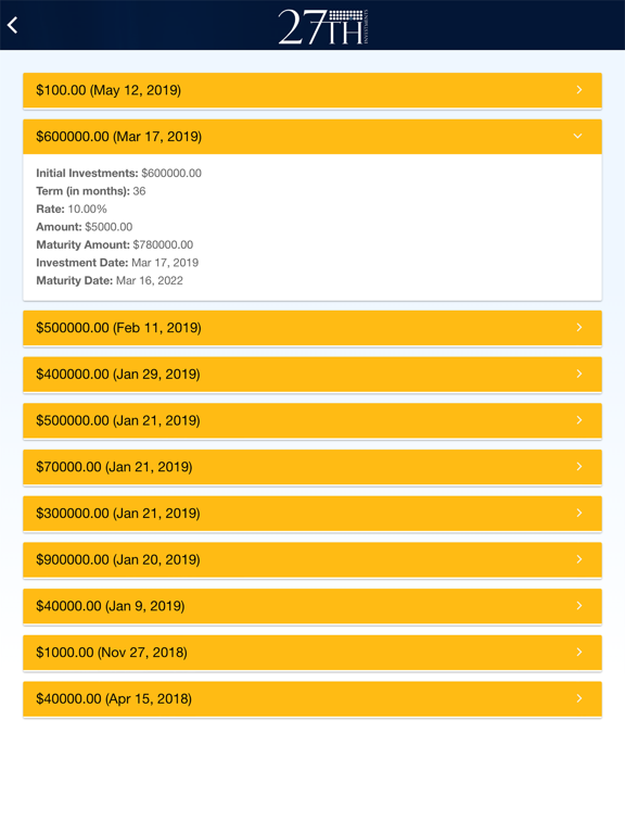 Screenshot #6 pour 27th Invest