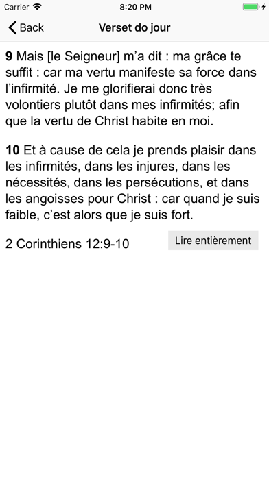 La Sainte Bible LS Screenshot