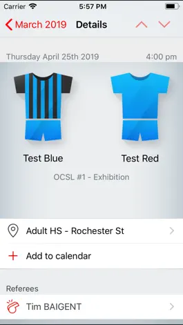 Game screenshot E2E Soccer Ref Centre apk