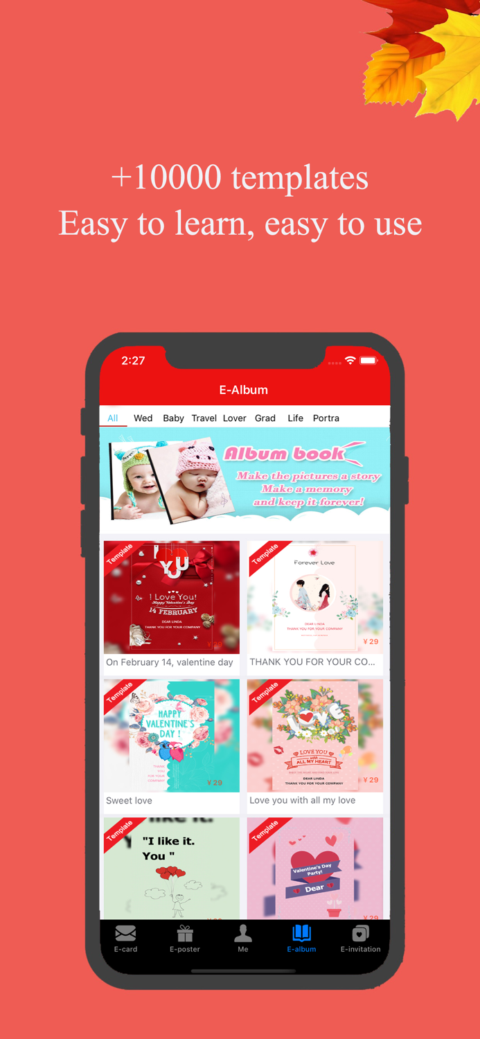 Greeting card-poster creator