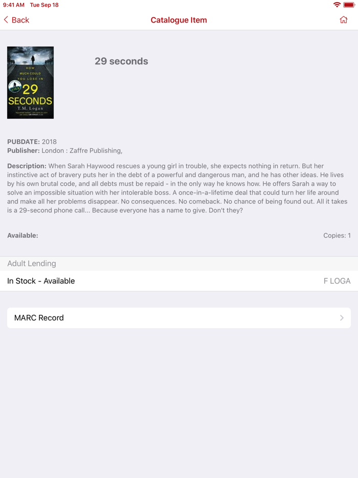 Waverley Library App