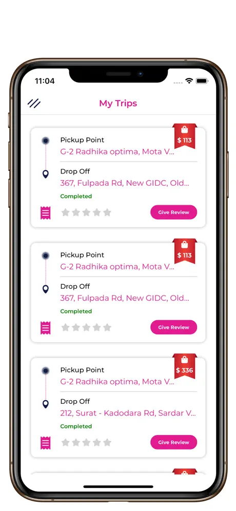 PinkCab Passenger