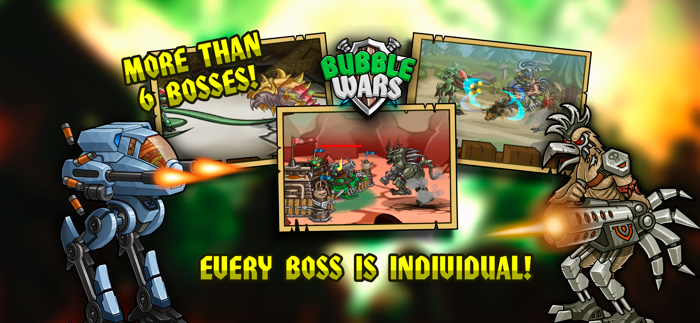 Bubble Wars Castle battle