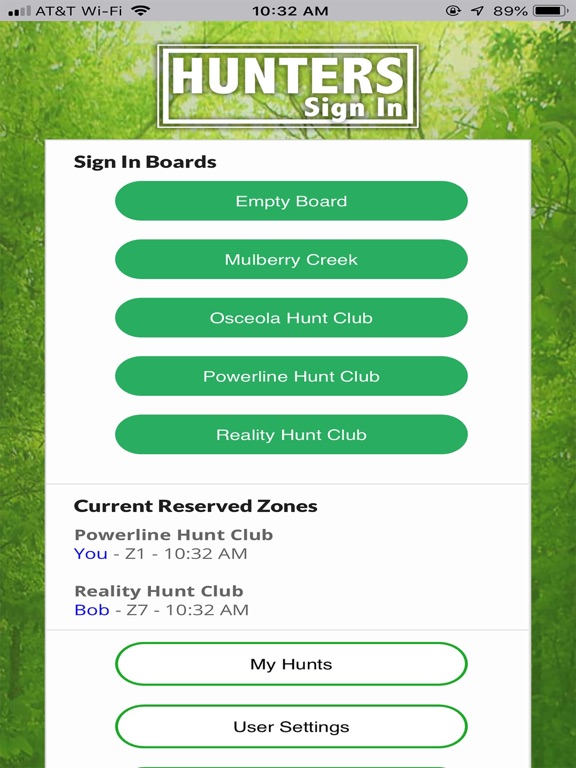 Hunters Sign In iPad screenshot 6 - Sports app