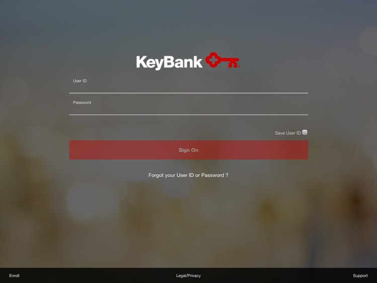 KeyBank App for iPad