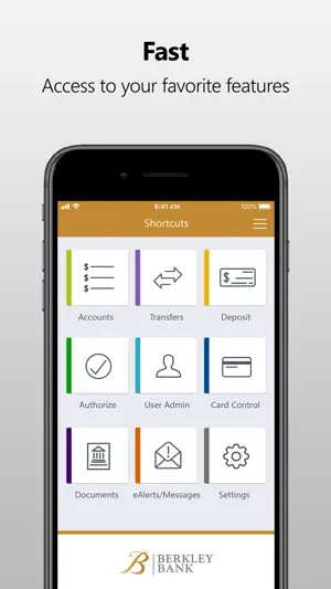 Berkley Bank Mobile Banking screenshot 2