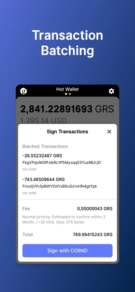 GRS Wallet for COINiD