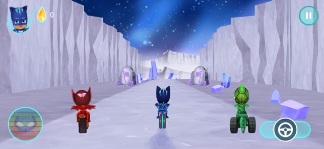 Screenshot di ‎PJ Masks™: Racing Heroes