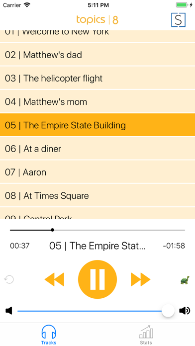 topics 8 LITE app screenshot